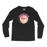 Christmas Retro Vintage Pink Long Sleeve Shirts | Artistshot