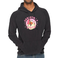 Christmas Retro Vintage Pink Vintage Hoodie | Artistshot