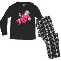 Christmas Retro Vintage Santa Claus Men's Long Sleeve Pajama Set | Artistshot