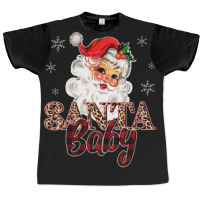 Christmas Vintage Santa Leopard Plaid Graphic T-shirt | Artistshot