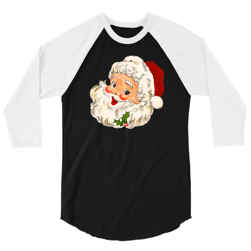 Christmas Vintage Santa No 1 3/4 Sleeve Shirt | Artistshot