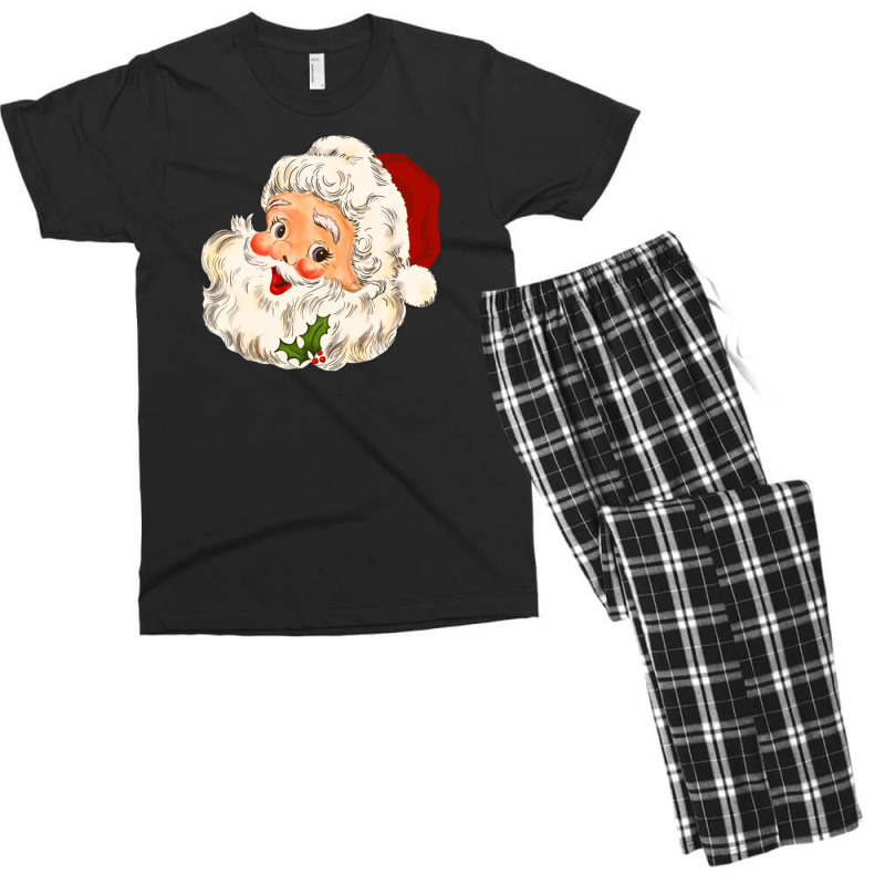 Christmas Vintage Santa No 1 Men's T-shirt Pajama Set | Artistshot