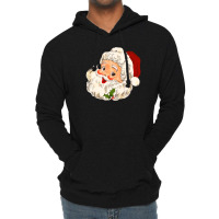 Christmas Vintage Santa No 1 Lightweight Hoodie | Artistshot