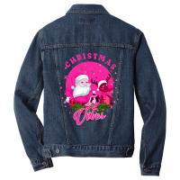 Vintage Santa Christmas Vibes Men Denim Jacket | Artistshot