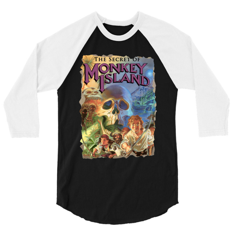 The Secret Of Monkey Island 3/4 Sleeve Shirt | Artistshot