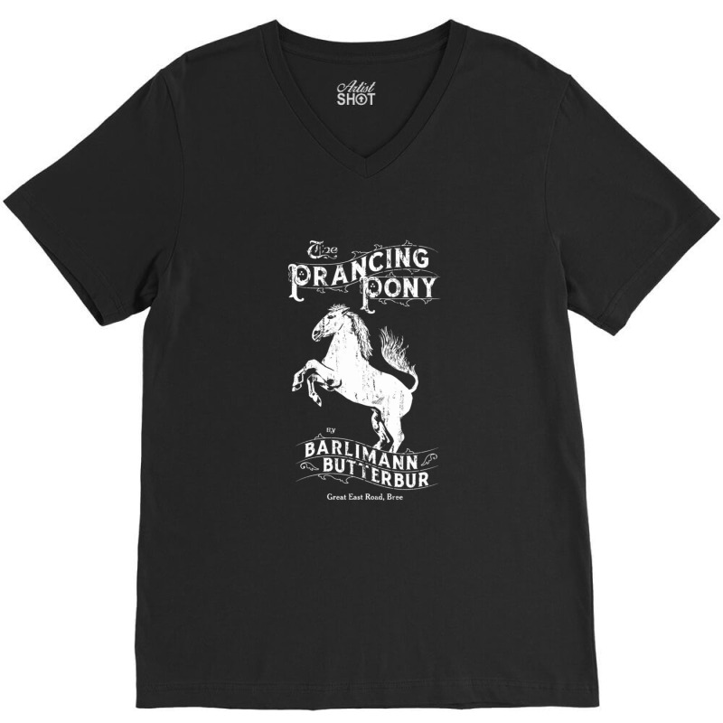 The Sign Of The Prancing Pony V-neck Tee | Artistshot