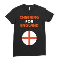 Cheering For England Ladies Fitted T-shirt | Artistshot