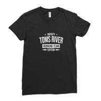 Toms River Drinking Team Captain New Jersey Beer Lover Nj Ladies Fitted T-shirt | Artistshot