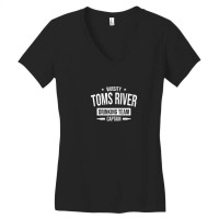 Toms River Drinking Team Captain New Jersey Beer Lover Nj Women's V-neck T-shirt | Artistshot