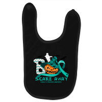 Fragile X Syndrome Awareness - Boo Scare Away Pumpkin Halloween Baby Bibs | Artistshot