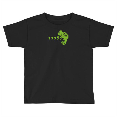 Comma Chameleon Toddler T-shirt Designed By Rendi