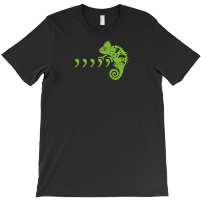 Comma Chameleon T-shirt Designed By Rendi