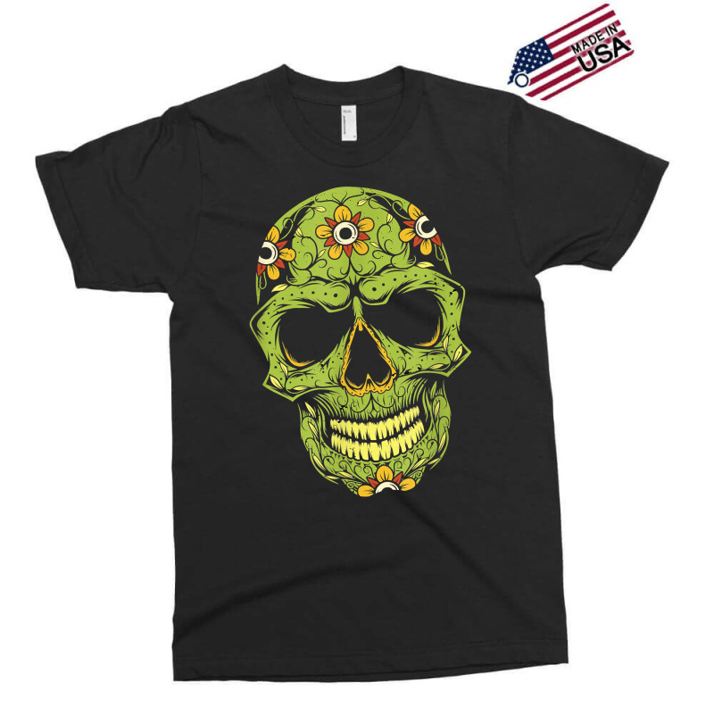 Skull Vector Mexico Day Of The Dead T Shirt Exclusive T-shirt | Artistshot