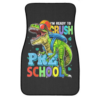 I'm Ready To Crush Preschool Dinosaur Back To School Kids Front Car Mat | Artistshot