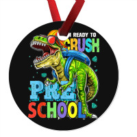 I'm Ready To Crush Preschool Dinosaur Back To School Kids Ornament | Artistshot