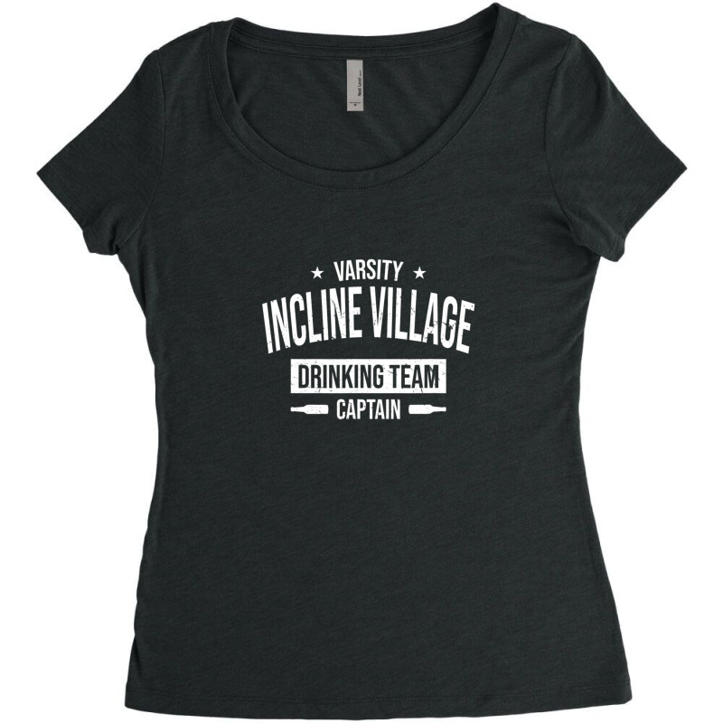 Incline Village Drinking Team Captain Nevada Beer Lover Nv Women's Triblend Scoop T-shirt by nahodsehidav | Artistshot