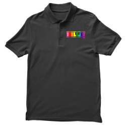 Hella Proud in Rainbow Flag Colors  LGBT Gay Pride Month  TShirt Men's Polo Shirt | Artistshot