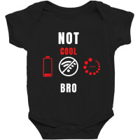 Funny Video Games Not Cool Bro Gamer Developers Electronics Baby Bodysuit | Artistshot