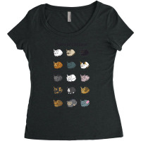 The Types Of Cat Loaf Women's Triblend Scoop T-shirt | Artistshot