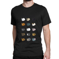 The Types Of Cat Loaf Classic T-shirt | Artistshot