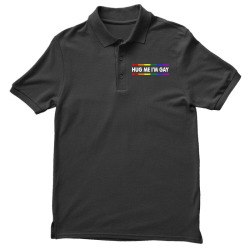 Hug me I m Gay LGBT Pride Equality art Shirt Men's Polo Shirt | Artistshot