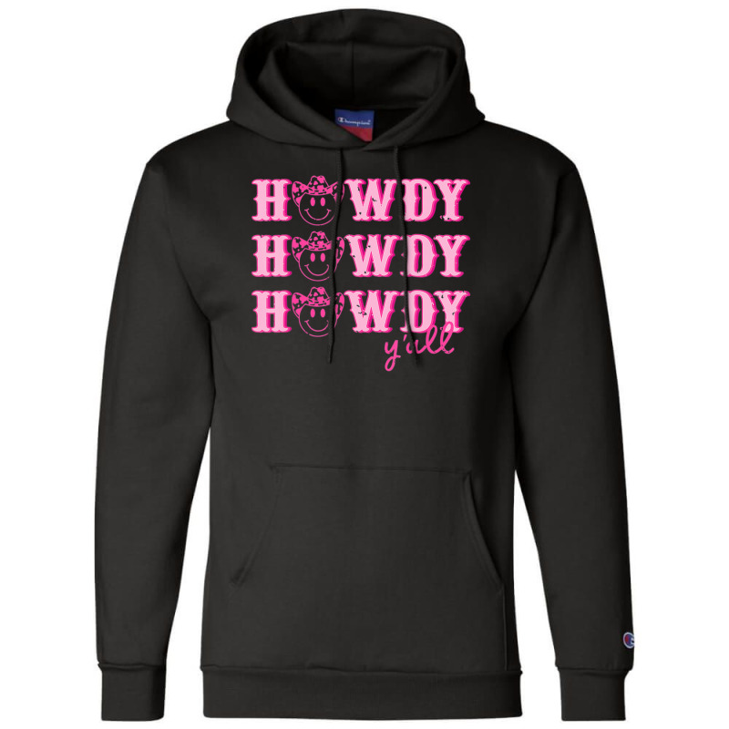 Howdy Yall Rodeo Western Country Southern Cowgirl & Cowbo Champion Hoodie by Boomtea | Artistshot