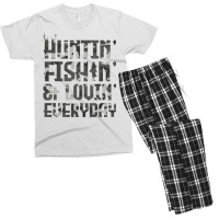 Huntin Fishin And Lovin Everyday Outdoor Men's T-shirt Pajama Set | Artistshot