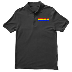 HUMAN Flag LGBT Gay Pride Month 2019 Transgender Rainbow TShirt Men's Polo Shirt | Artistshot