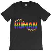 Human Flag Lgbt Gay Pride Month Transgender Tshirt001 T-shirt | Artistshot