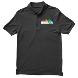 Human Flag LGBT Gay Pride Transgender Gift  TShirt Men's Polo Shirt | Artistshot