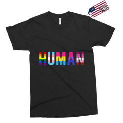 HUMAN Flag LGBT, Pride Month Transgender TShirts Exclusive T-shirt | Artistshot