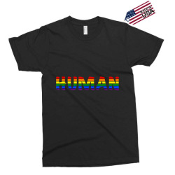 HUMAN Pride Flag LGBT Gay Pride Month Support TShirt Exclusive T-shirt | Artistshot