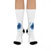 Sunflower Faith Hope Love Diabetes Awareness Diabetic Gifts Long Sleev Crew Socks | Artistshot