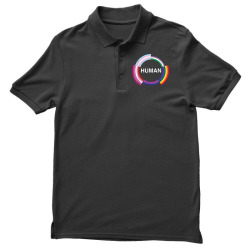 Human pride shirt for transgender gay pansexual and lesbian TShirt001 Men's Polo Shirt | Artistshot