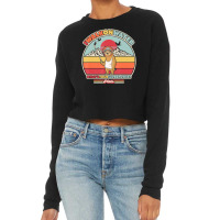 Ice Hockey Sloth Retro Style I Walk On Water Cropped Sweater | Artistshot