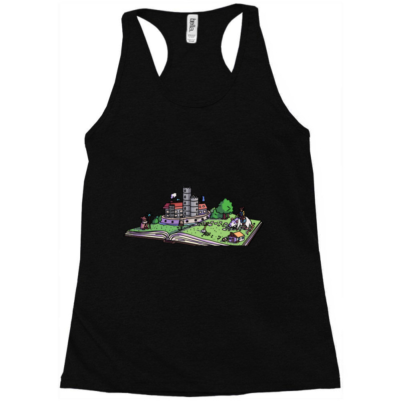 Fantasy Adventure Book Racerback Tank by mckeebeckett3l9yxd | Artistshot