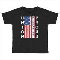 Union Proud American Flag Millwright Toddler T-shirt | Artistshot