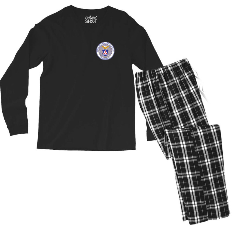 United States Air Force Auxiliary Civil Air Patrol Men's Long Sleeve Pajama Set | Artistshot