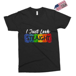 I Just Look Straight shirt Funny LGBT Pride Rainbow Flag tee Exclusive T-shirt | Artistshot
