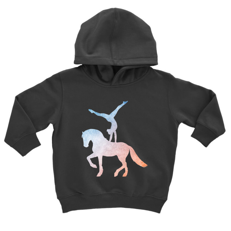 Vaulting Equestrian Sport Horse Toddler Hoodie by bummercaught | Artistshot