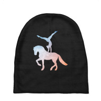 Vaulting Equestrian Sport Horse Baby Beanies | Artistshot