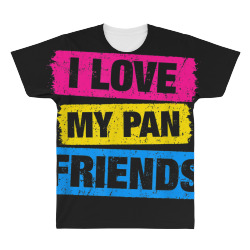 I Love My Pansexual Friends Pansexual Pride LGBT Tshirt Gift All Over Men's T-shirt | Artistshot