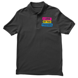 I Love My Pansexual Friends Pansexual Pride LGBT Tshirt Gift Men's Polo Shirt | Artistshot