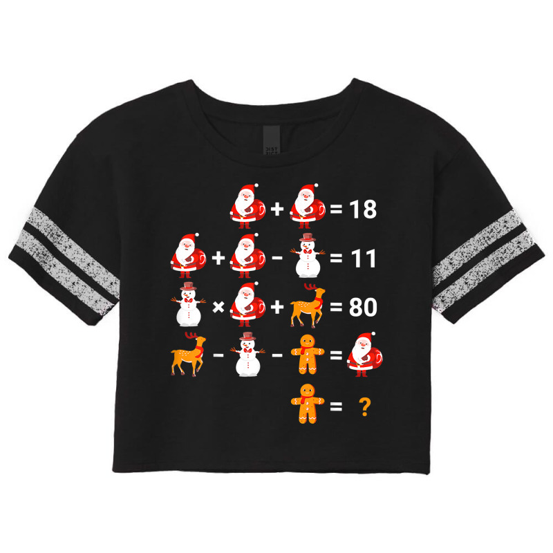 Mathematical Equations Quiz Funny Math Teacher Christmas T Shirt Scorecard Crop Tee by dewwww | Artistshot