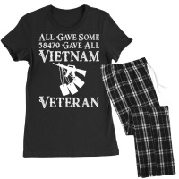 Vietnam Veteran 58479 Gave All Tees Soldiers Men Women Women's Pajamas Set | Artistshot