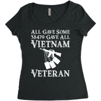 Vietnam Veteran 58479 Gave All Tees Soldiers Men Women Women's Triblend Scoop T-shirt | Artistshot