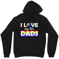 I Love My Two Dads Tshirt Lgbt Pride Shirt Unisex Hoodie | Artistshot