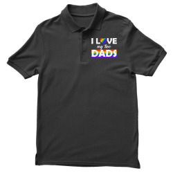 I Love My Two Dads Tshirt LGBT Pride Shirt Men's Polo Shirt | Artistshot