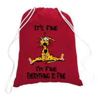 It's Fine Drawstring Bags | Artistshot