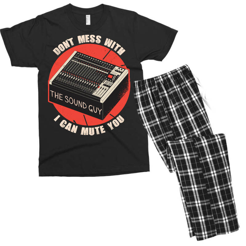 Funny Sound Guy Art For Audio Music Production Men's T-shirt Pajama Set | Artistshot